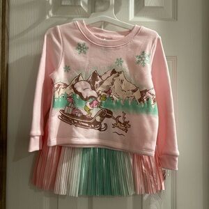 The Grinch Pink and Green Mountain Adventure Sweatshirt